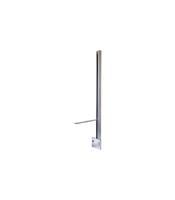 Balkonsäule BSP C-Profil 50 x 40 x 3 mm Höhe 1000 mm "CE" z.Andübeln feuerverz
