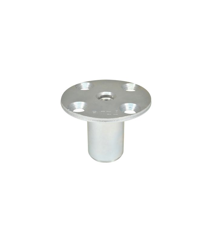 Säulen-Pfetten-Verbinder SPP "CE" Ø 100 / Ø42 4 mm M16 galvanisch verzinkt