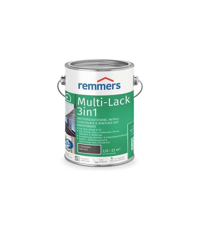 MULTI-LACK 3in1 eisengrau (DB-703) 2,5 ltr.