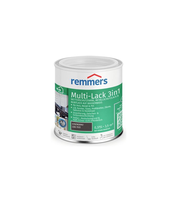MULTI-LACK 3in1 EISENGRAU (DB-703) 0,375 ltr.