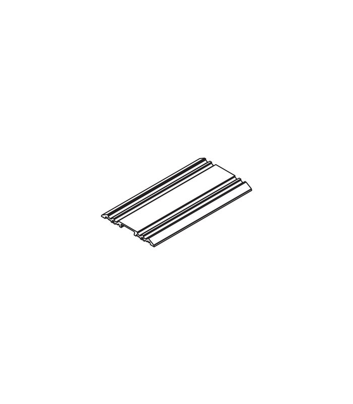 Doppel-Führungsschiene Ordena 70 LM eloxiert L=2500 mm