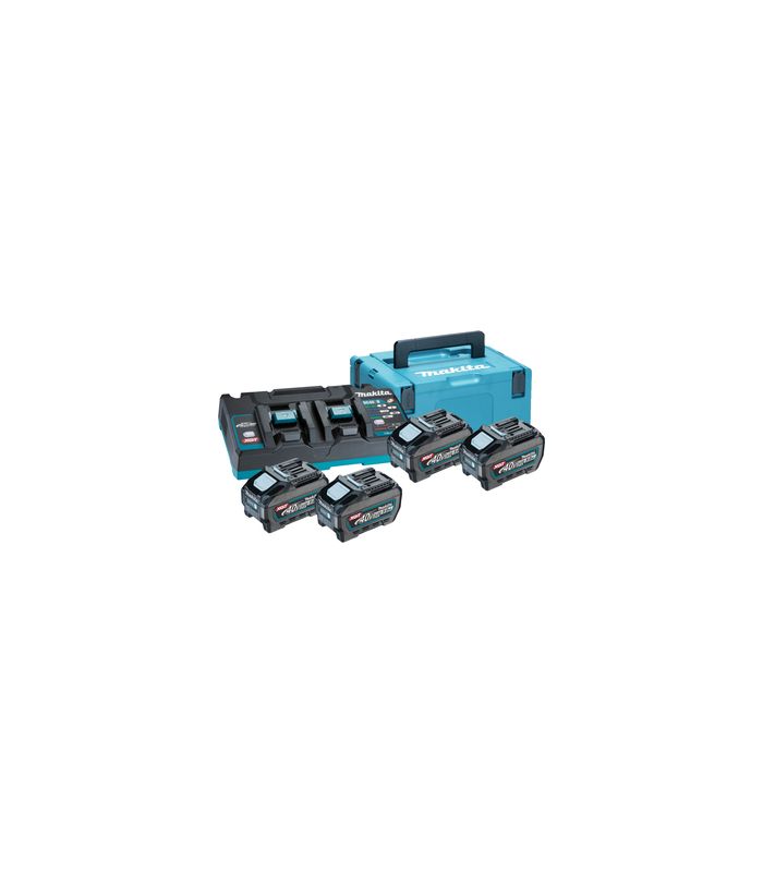 Power Source Kit Li 40V 5,0Ah inkl. Schnellladegerät & 4 Akkus im MAKPAC