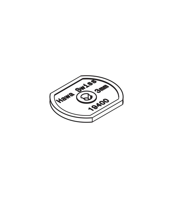 Distanzplättchen KS 3mm