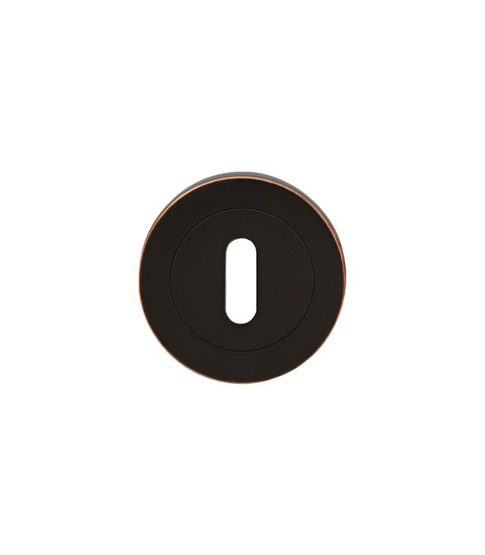 Rosette EZ1332 BB Ring kantig Antik Bronze Optik