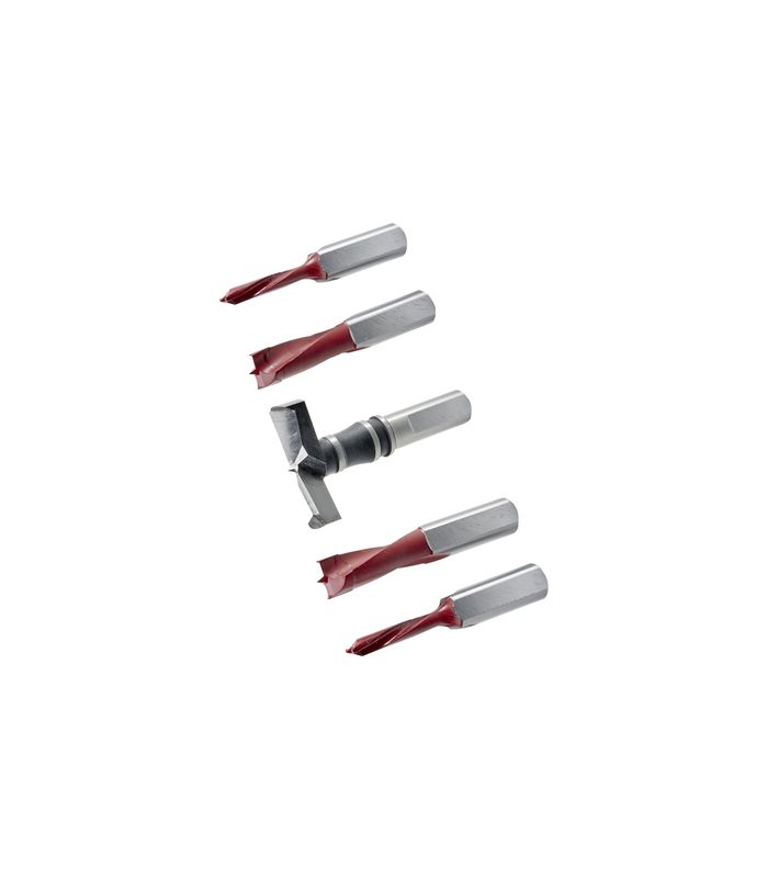 Bohrersatz für BlueMax Mini Typ 3, BlueMax Mini Typ 2 / 6 (1x ø 35 mm rechts, 2 x ø 10 mm links, 2 x ø 5 mm links)