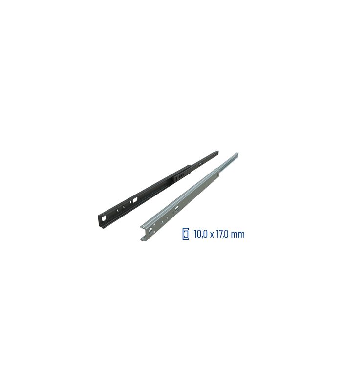 Teilauszug 017 15 kg/Pr Länge 246 mm beidseitig ausziehbar
