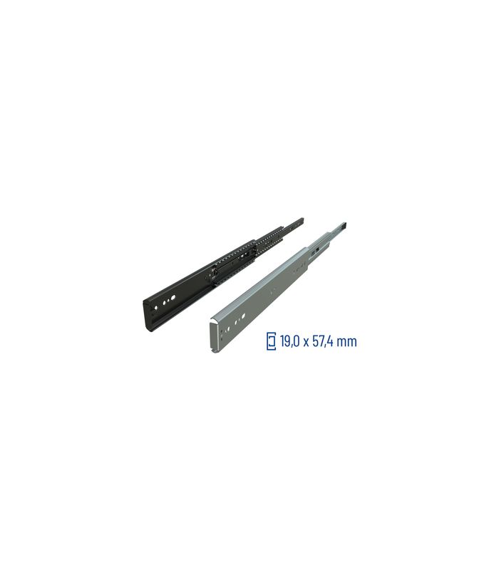Vollauszug 070 160 kg/Pr Länge 914 mm Zuhaltung
