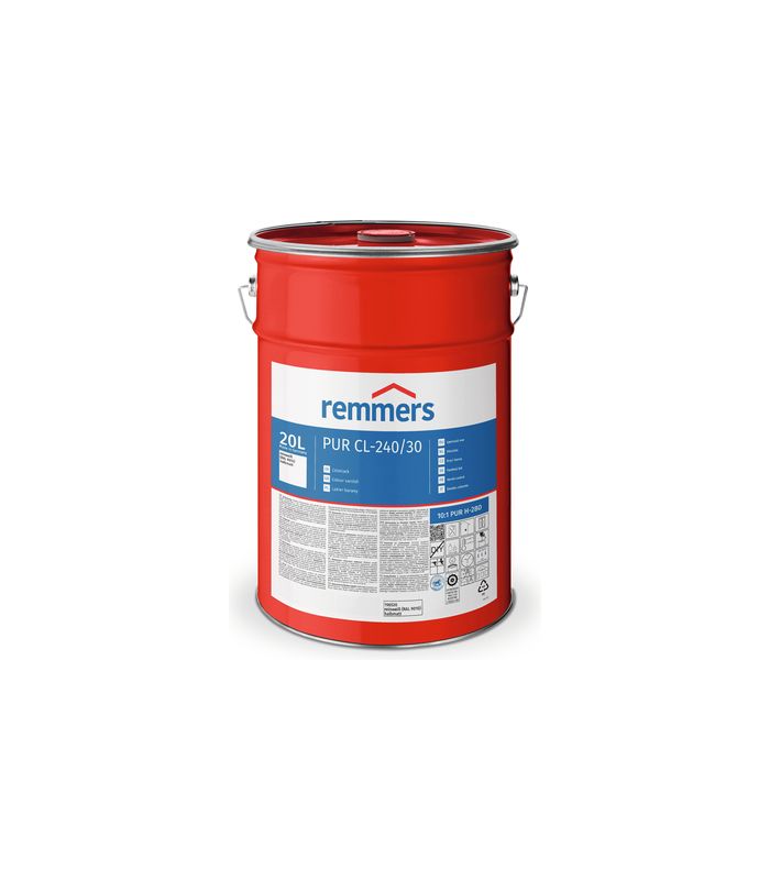 PUR CL-240-Colorlack reinweiß (RAL 9010) halbmatt 20 l