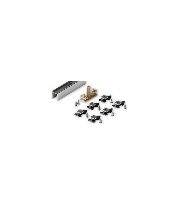 Aufnahmeprofil Junior 80 eloxiert LL=2000 mm