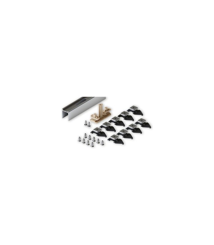 Aufnahmeprofil Junior 80 eloxiert LL=3000 mm