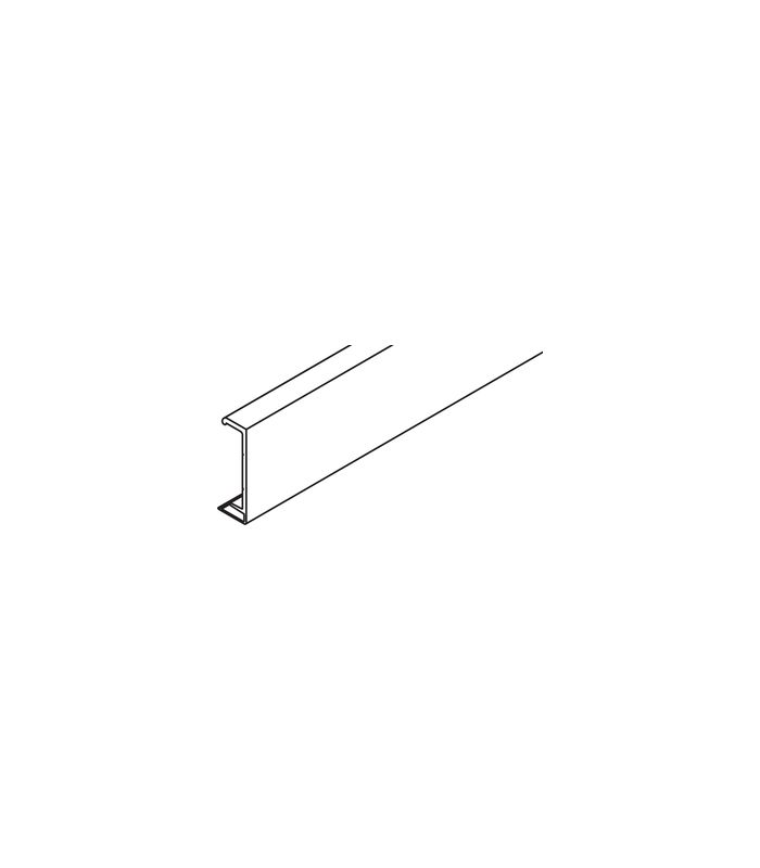 Clipblende zu Aufnahmeprofil LM 2000 mm, passend zu Junior 80