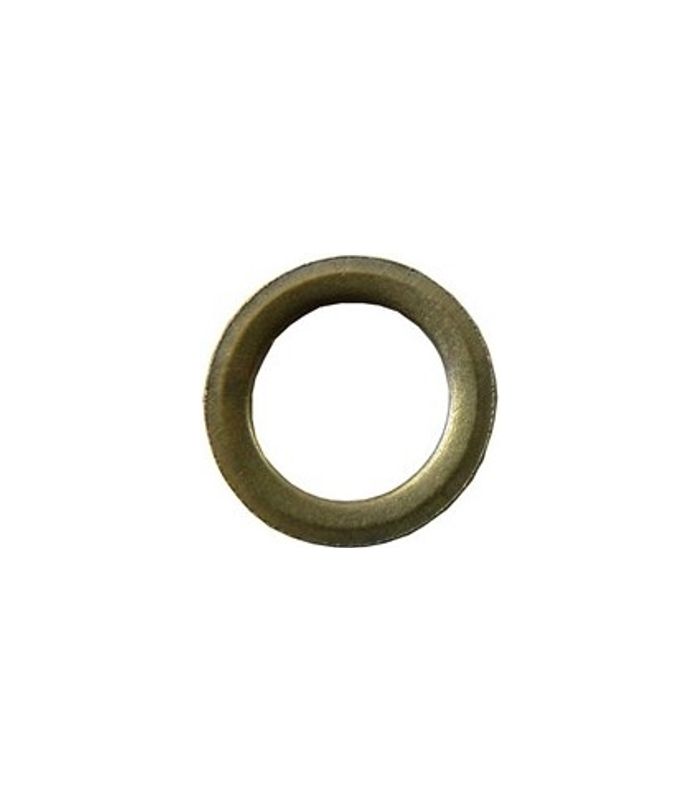 ZT-Fitschenring, 8mm, Eisen vermessingt für Türband, Außen Ø12mm, Ringhöhe 2mm