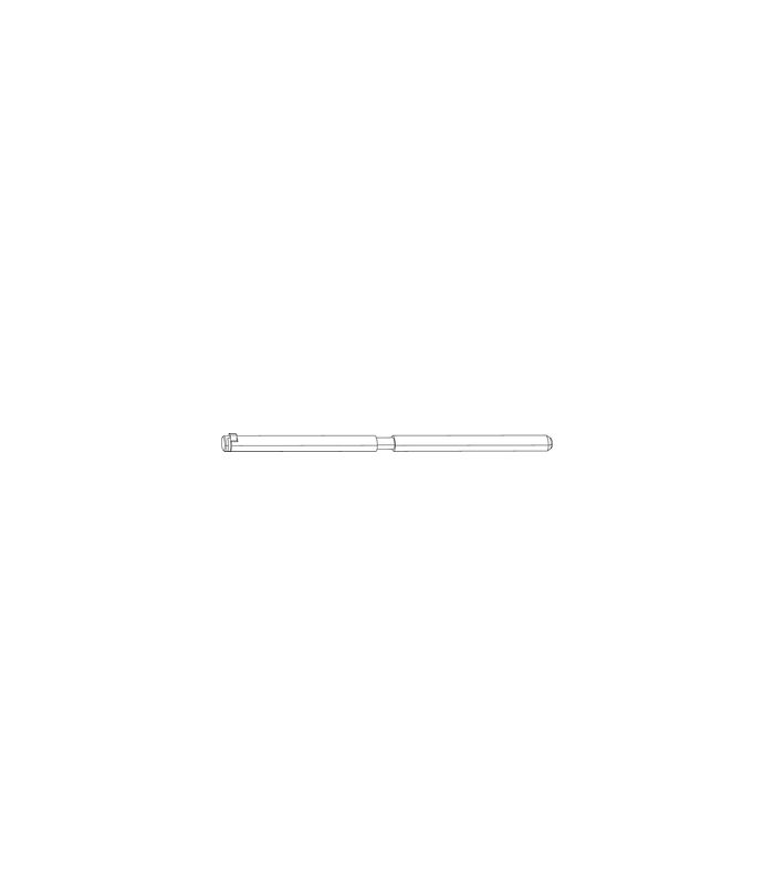DK-Axerlagerstift, NT PowerHinge, zum Einschlagen, Stahl, silberfarbig, verzinkt
