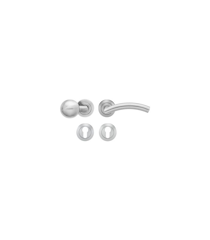 Wechselgarnitur Korsika ER/FS 30 WG R FS 9mm Edelstahl matt TS 38-48mm