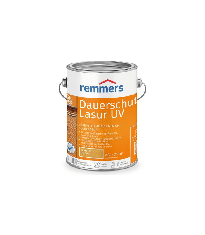 Dauerschutz-Lasur UV eiche hell (RC-365) 2.5 l