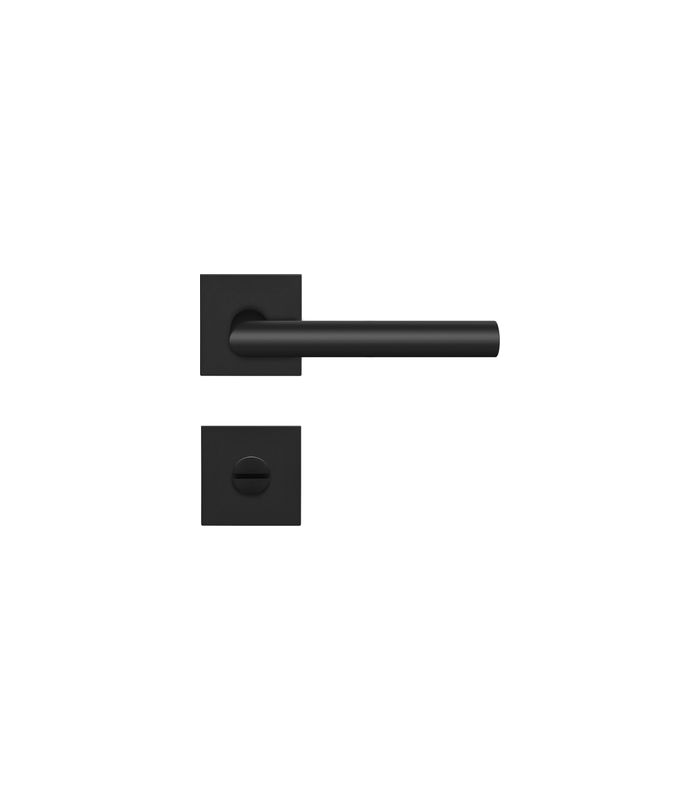 Drücker-Rosettengarnitur Rhodos EPL28Q BAD Kosmos schwarz TS 38-47mm PlanDesign