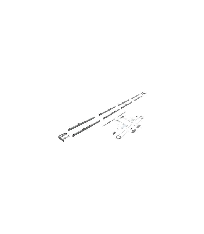 TopLine XL, Set Dämpfung Silent System, 4000 mm, 35 kg, 4-türig