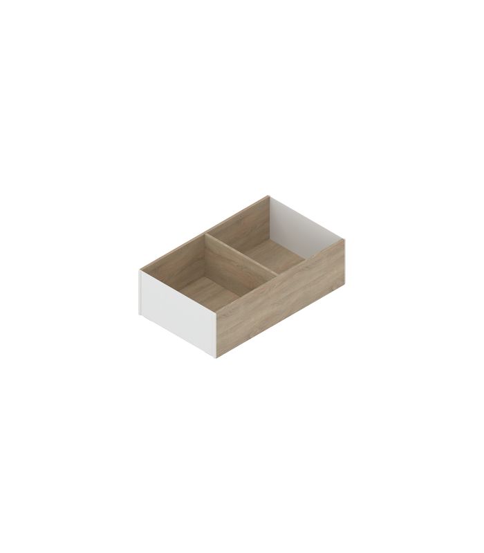 AMBIA-LINE Rahmen, für LEGRABOX/MERIVOBOX Frontauszug, Holzdesign, ab NL=400 mm, Breite=218 mm, Bard.Eiche/seidenwei