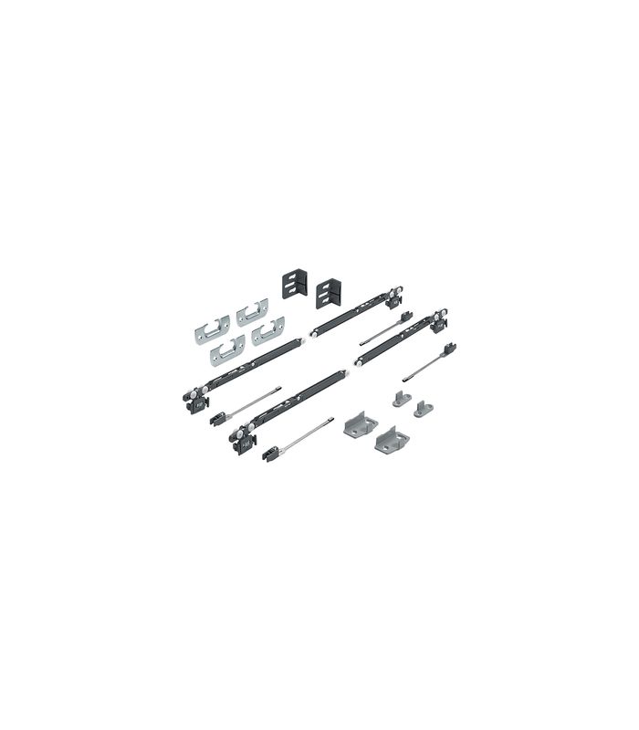SysLine S Set mit Silent System Schließdämpfung und Öffnungsdämpfung