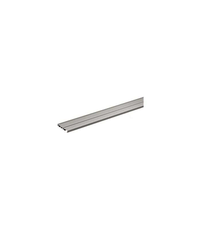 SlideLine M 2-bahniges Laufprofil zum Anschrauben im Schraubkanal / zum Ankleben, 4000 mm