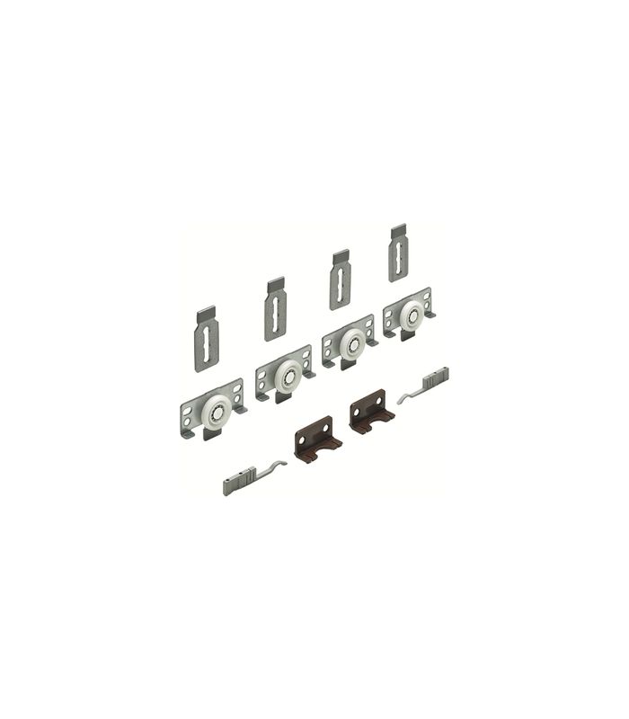MB-Schiebetürbeschläge-Set, 2-T. 45234, für einliegende Türen, 40kg