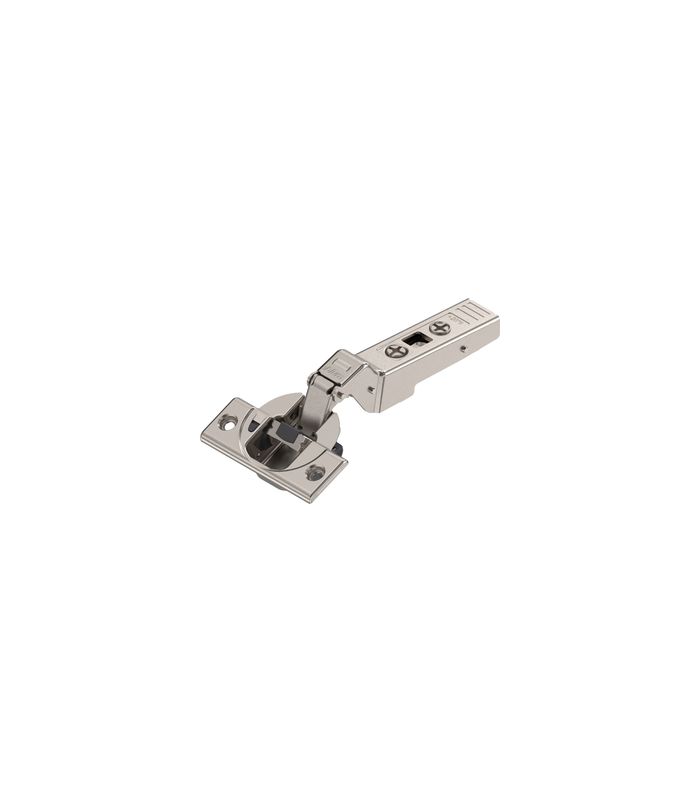 CLIP top BLUMOTION Winkelscharnier 20° II, aufschlagend, Topf: Schrauben, vernickelt