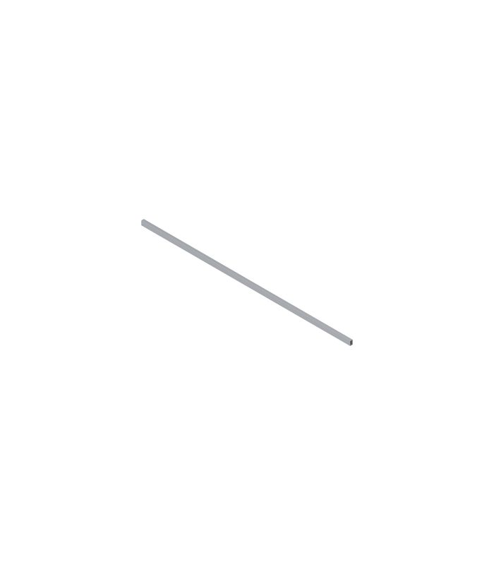 ORGA-LINE Querreling, bis KB=1200 mm, Länge=1104 mm, zum Ablängen, für TANDEMBOX antaro, R9006 weissalumin.