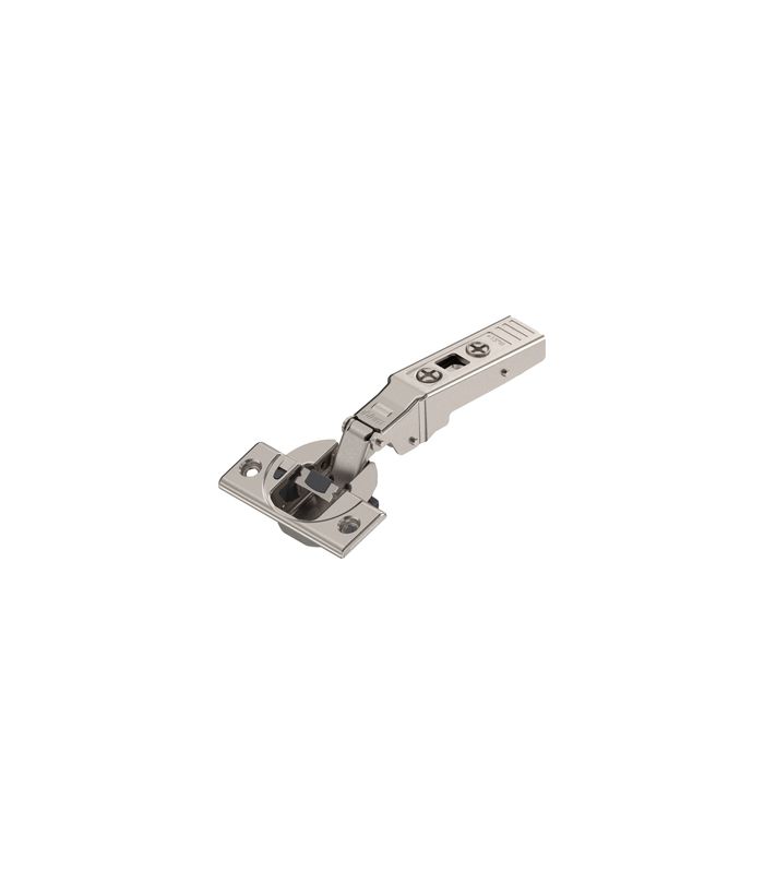 CLIP top BLUMOTION Winkelscharnier 15° III, max. aufschl., Topf: Schrauben, vernickelt