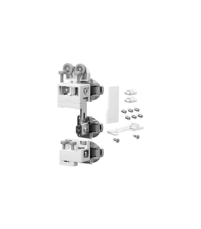 Falttürbeschläge-Set,rs,mit SA,schwer WingLine L,2-flg.,max.25kg,w