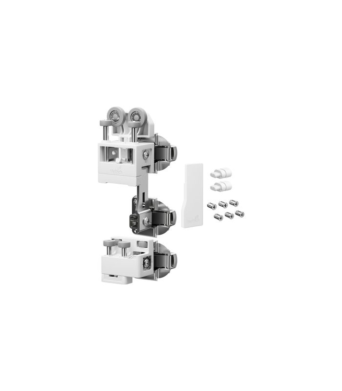 Falttürbeschläge-Set,rs,ohne SA,schwer WingLine L,2-flg.,max.25kg,w