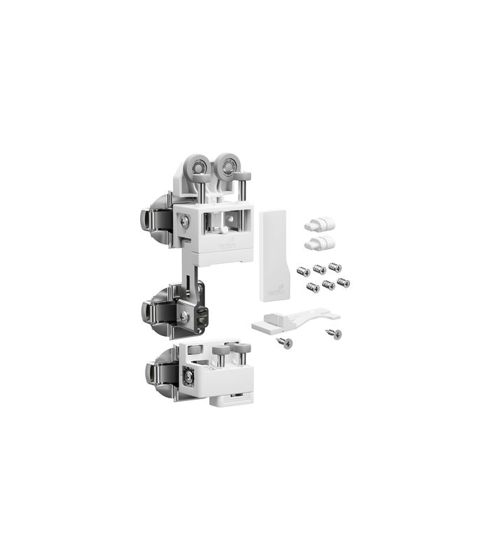 Falttürbeschläge-Set,ls,mit SA,schwer WingLine L,2-flg.,max.25kg,w
