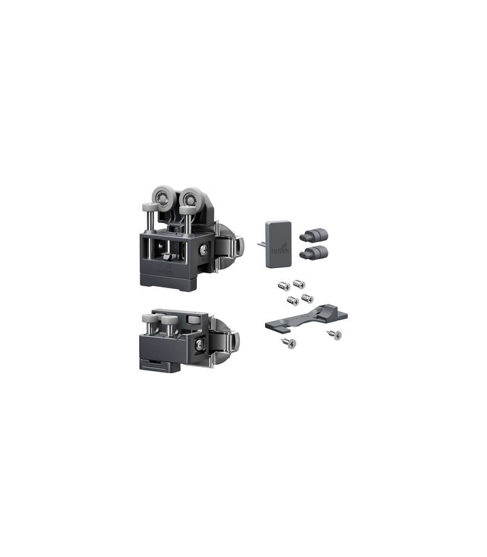 Falttürbeschläge-Set,rs,mit SA,mittel WingLine L,2-flg.,max.12kg,anthrazit