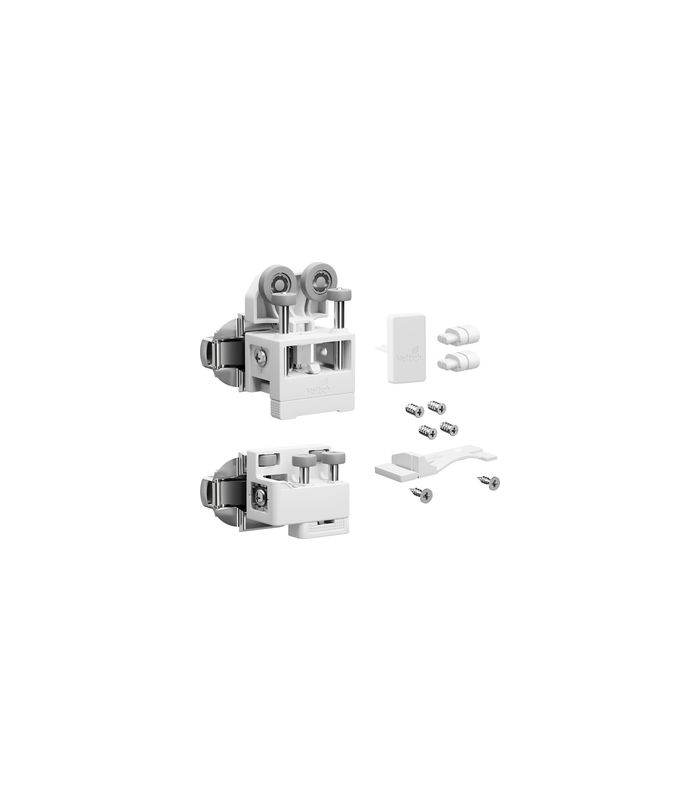 Falttürbeschläge-Set,ls,mit SA,mittel WingLine L,2-flg.,max.12kg,w