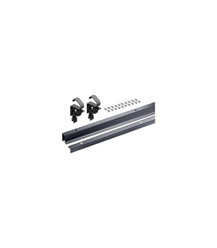 MB-Lauf-/Führ.prof.set,oben,aufliegend WingLine L 9339505,anthrazit, 2400mm