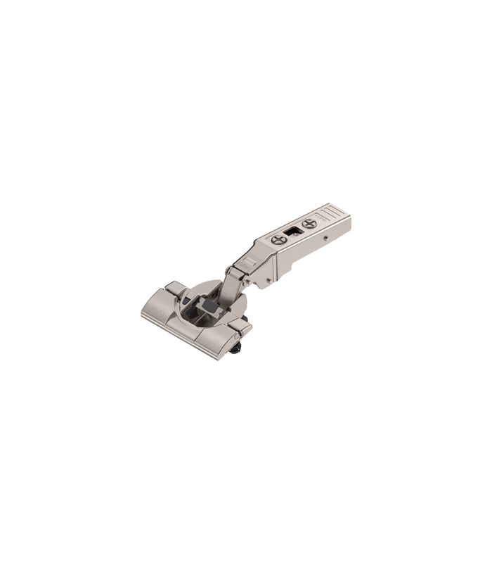 CLIP top BLUMOTION Winkelscharnier 15° III, max. aufschl., Topf: INSERTA, vernickelt