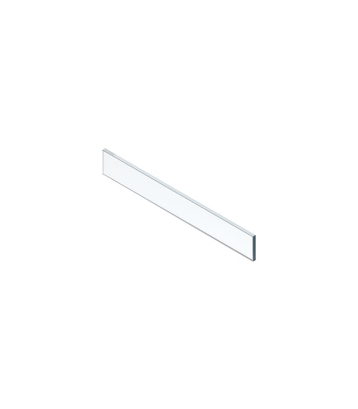 LEGRABOX Einschubelement - Vorne, Höhe C (70 mm), KB=600 mm (18/19 mm), Glas klar, für LEGRABOX pure/free, klar