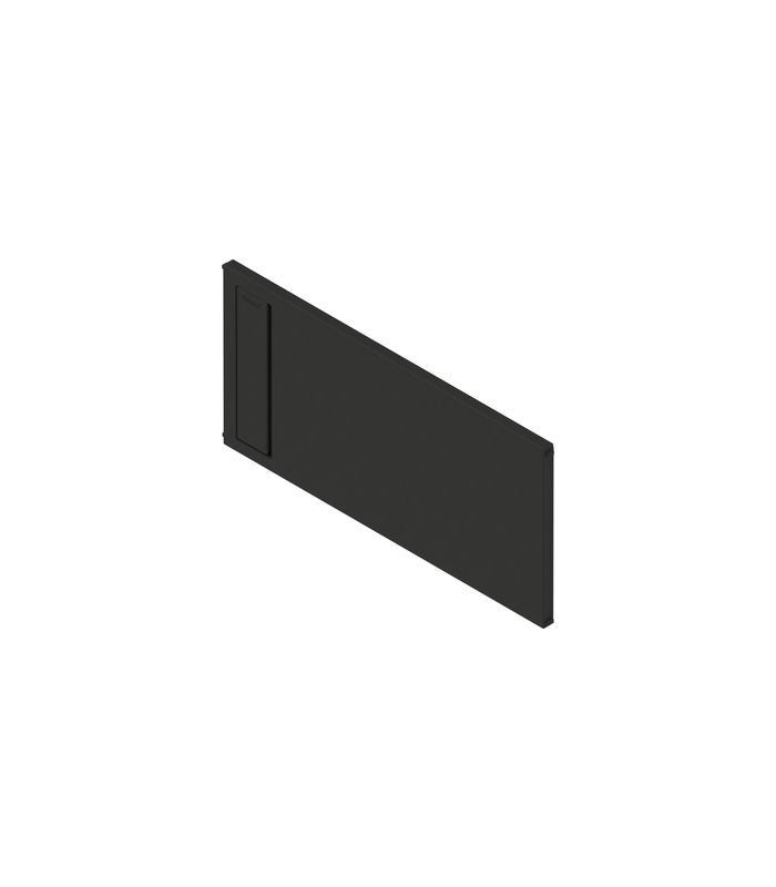 AMBIA-LINE Querteiler, für LEGRABOX/MERIVOBOX Frontauszug (ZC7F400RSP), Kunststoff, carbonschwarz matt