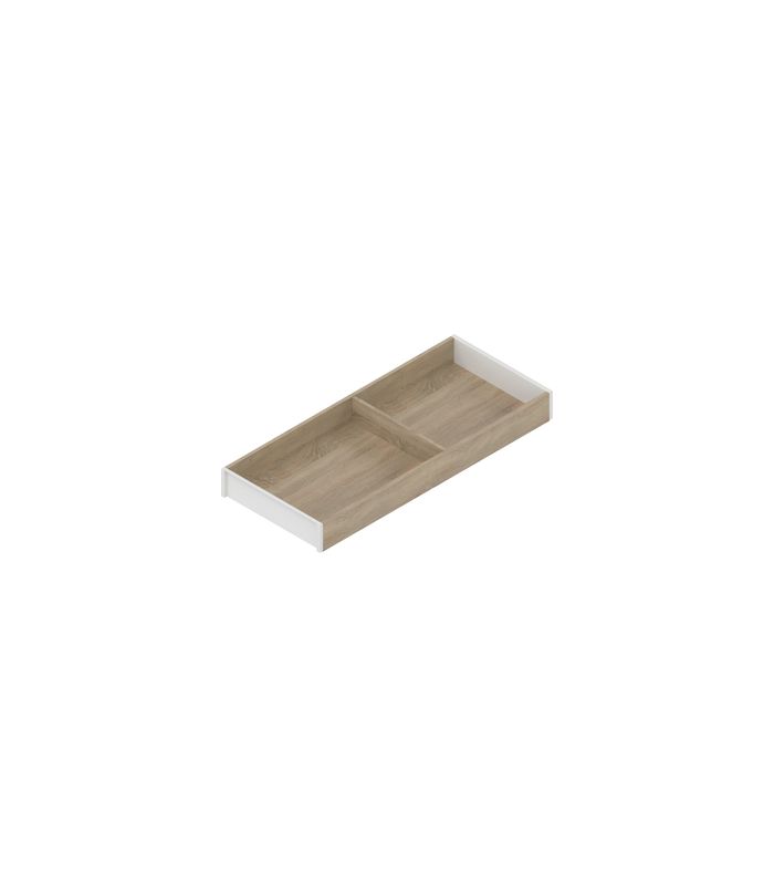 AMBIA-LINE Rahmen, für LEGRABOX/MERIVOBOX Schubkasten, Holzdesign, NL=500 mm, Breite=200 mm, Bard.Eiche/seidenwei