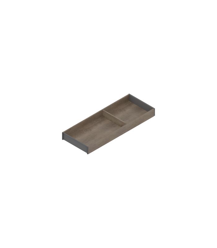 AMBIA-LINE Rahmen, für LEGRABOX/MERIVOBOX Schubkasten, Holzdesign, NL=550 mm, Breite=200 mm, Nebr.Eiche/oriongrau