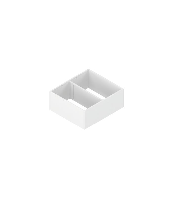 AMBIA-LINE Rahmen, für LEGRABOX/MERIVOBOX Frontauszug, Stahl, ab NL=300 mm, Breite=242 mm, seidenweiss matt