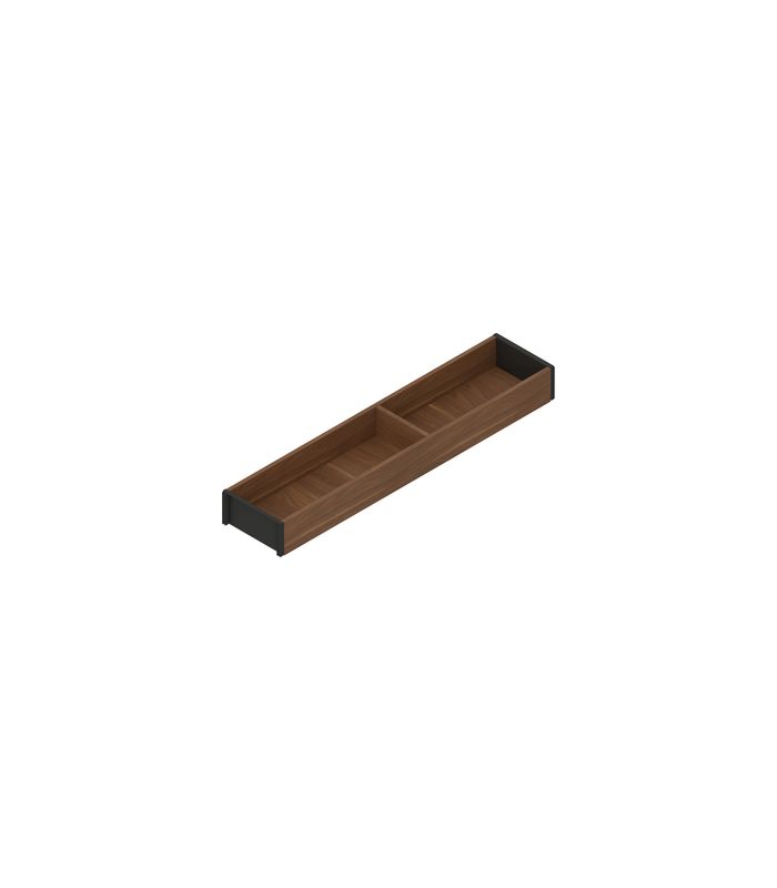 AMBIA-LINE Rahmen, für LEGRABOX/MERIVOBOX Schubkasten, Holzdesign, NL=500 mm, Breite=100 mm, Tenn.Nuss/carbonschw