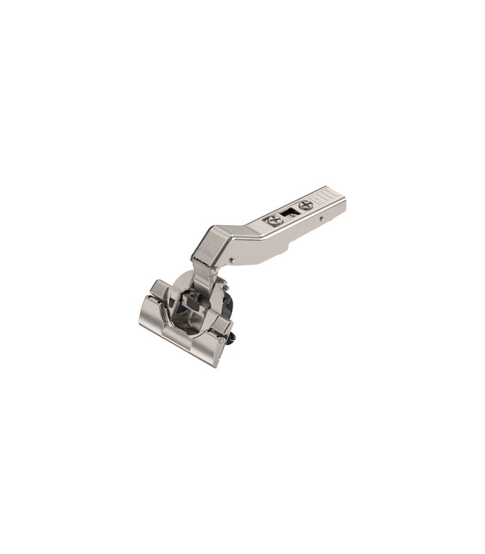 CLIP top BLUMOTION Winkelscharnier 45° II, aufschlagend, Topf: INSERTA, vernickelt
