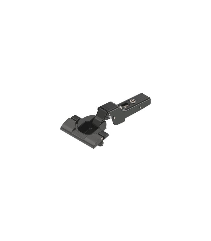 CLIP top Standardscharnier 110°, Mittelanschlag, ohne Feder, Topf: INSERTA, onyxschwarz