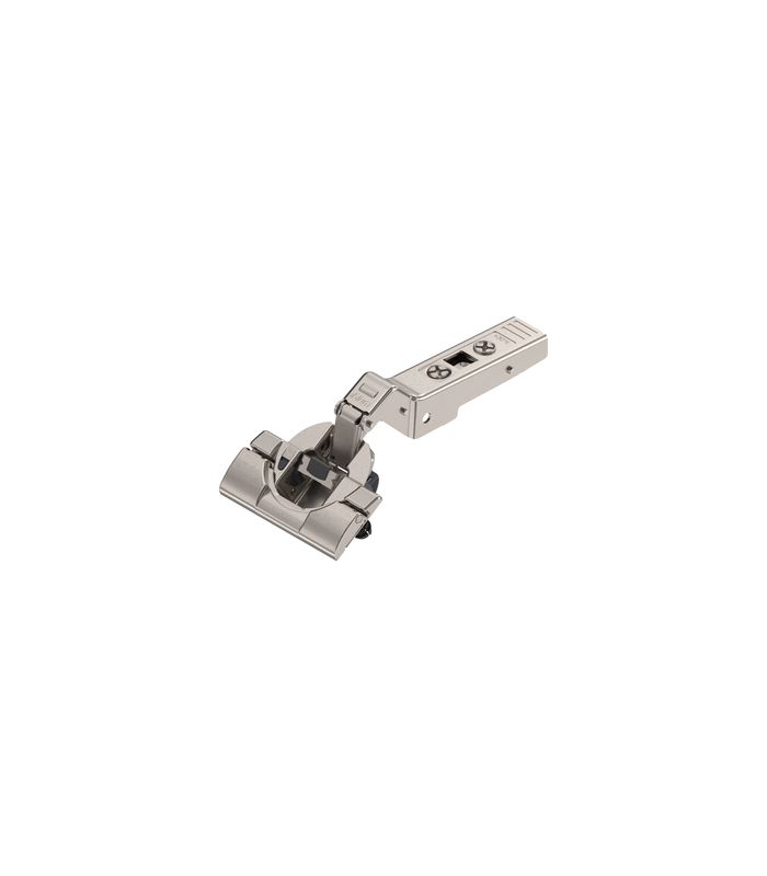 CLIP top BLUMOTION Winkelscharnier 30° II, aufschlagend, Topf: INSERTA, vernickelt