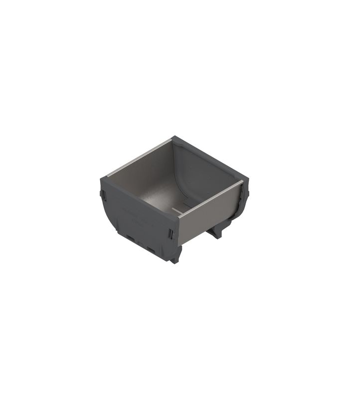 ORGA-LINE Schale, Länge=88 mm, Breite=88 mm, inox-gebü/staubgr