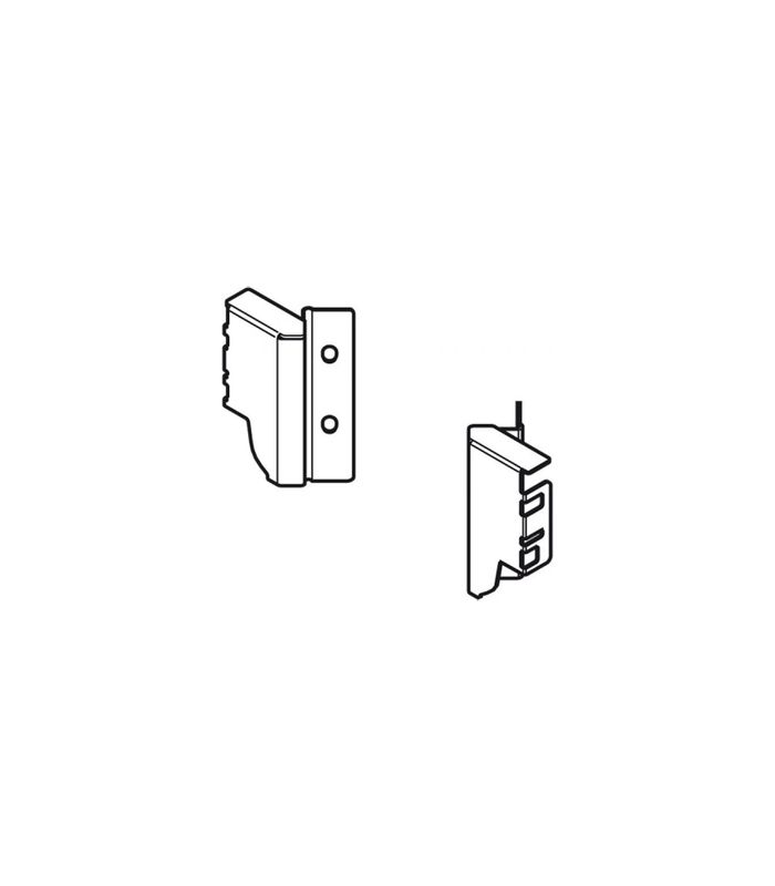 Eck-Rückwandhalter für Space Corner weiß