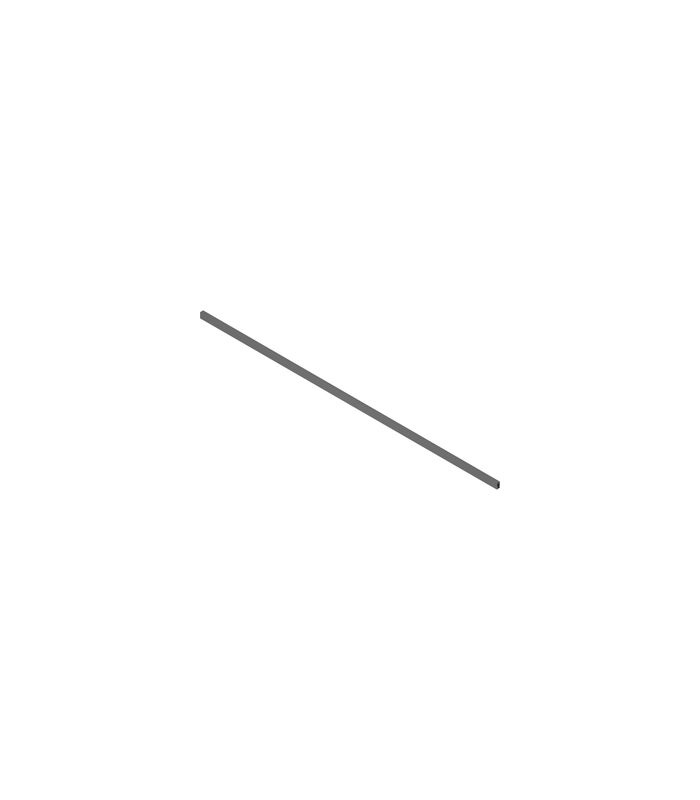 MERIVOBOX Querreling, bis KB=1200 mm, Länge=1059 mm, zum Ablängen, oriongrau matt