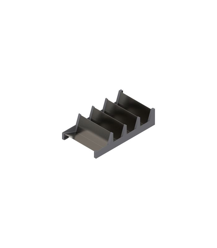 AMBIA-LINE Gewürzhalter, für LEGRABOX/MERIVOBOX, inox-gebür.-lackiert