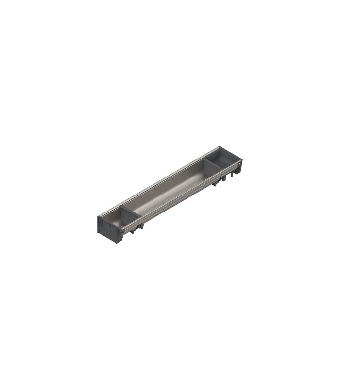 ORGA-LINE Schalen-Set (teilausfüllend), für TANDEMBOX Schubkasten, NL=550 mm, KB=275 mm, Breite=103 mm, inox-gebü/staubgr