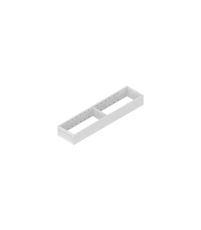 AMBIA-LINE Rahmen, für LEGRABOX/MERIVOBOX Schubkasten, Stahl, NL=450 mm, Breite=100 mm, seidenweiss matt
